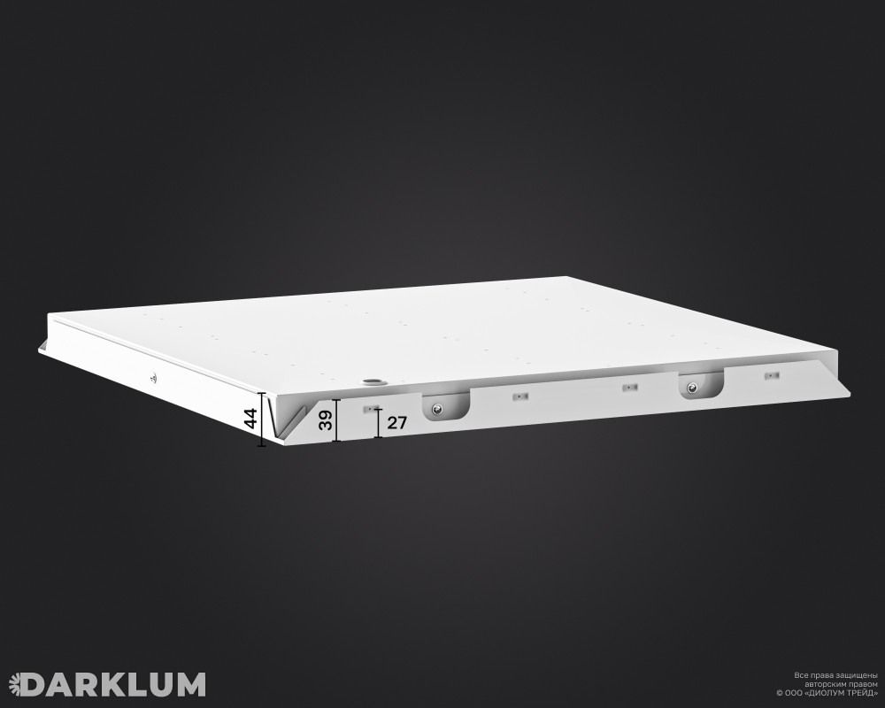 Светодиодный светильник Clip-in (27) 600х600 38Вт SL 4000К IP54 фото 5