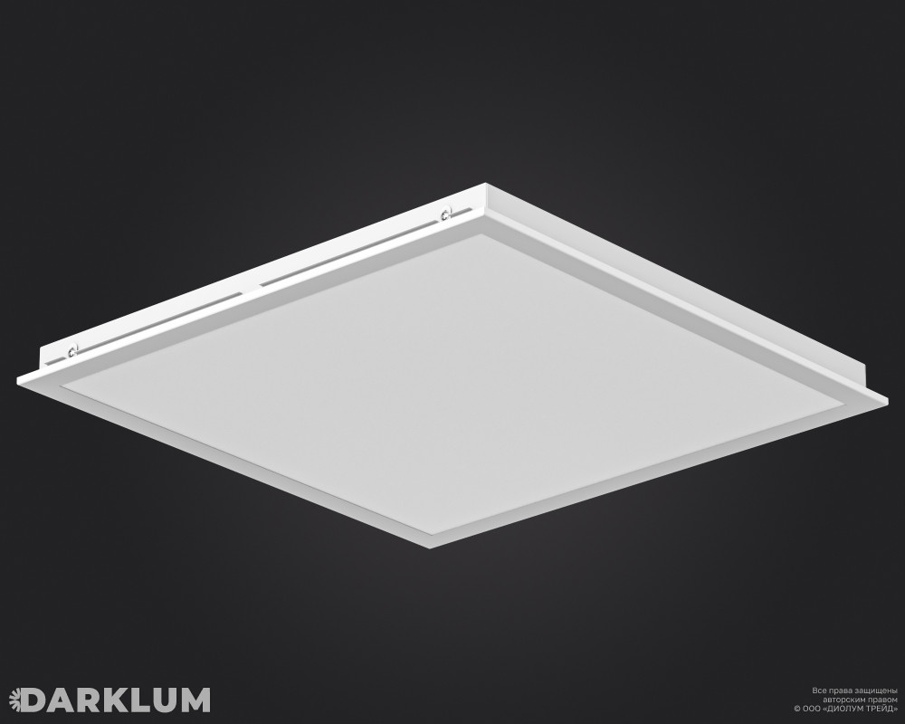 Светодиодный светильник Ecophon Dх 600х600 38Вт SL 3000К опал IP40 фото 2