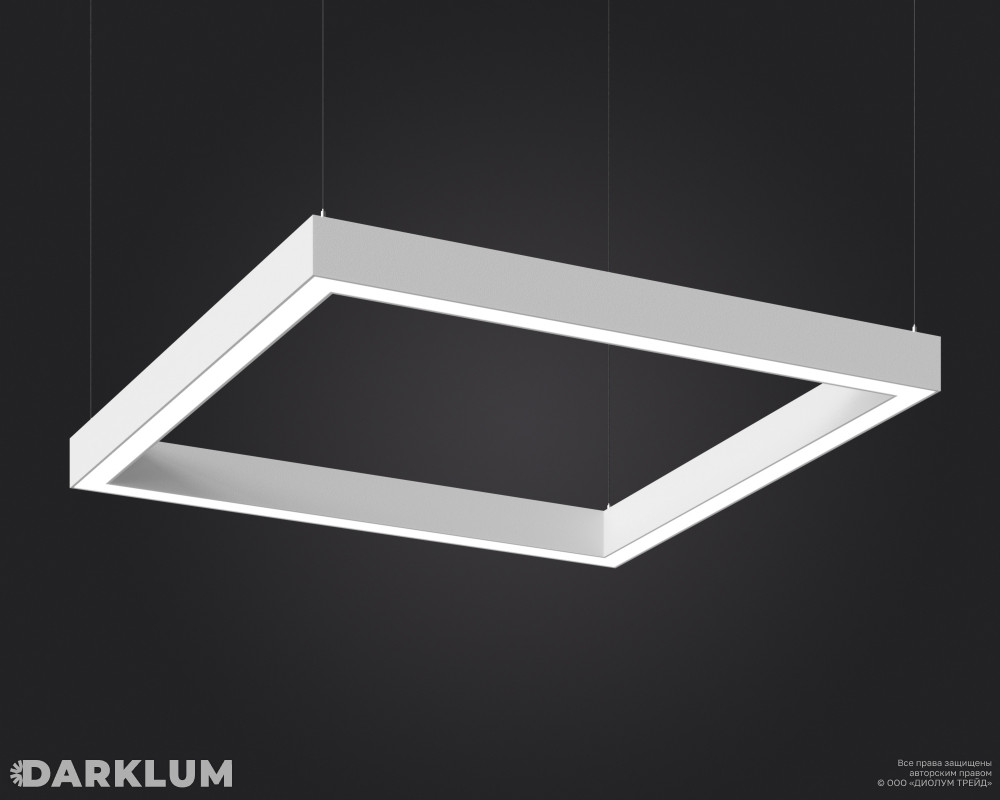 Подвесной светодиодный светильник LP85-FRAME-Q-1000 108Вт 3000К белый фото 2