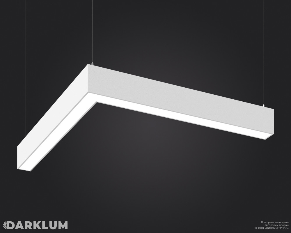 Подвесной светодиодный светильник LP85-BEND-L90-245 12Вт 4000К белый фото 2