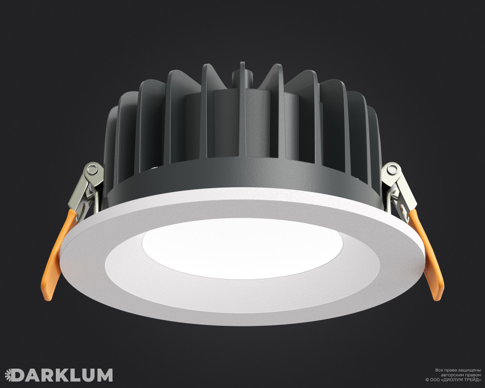 Cветодиодный светильник Downlight круглый 140мм 20Вт 4000К IP54 белый фото 1