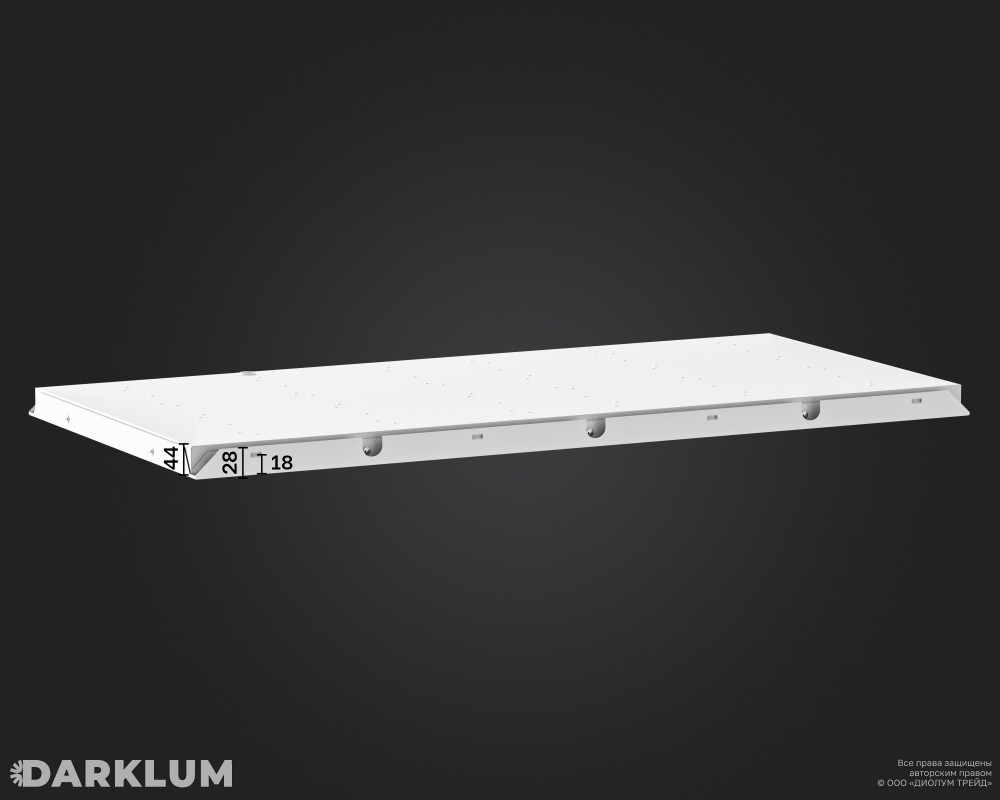 Светодиодный светильник Clip-in (18) 1200х600 76Вт SL 4000К IP54 фото 5