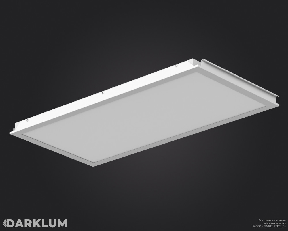Светодиодный светильник Hook-On A 1200x600 L4108 76Вт SL 3000К опал IP54 фото 2