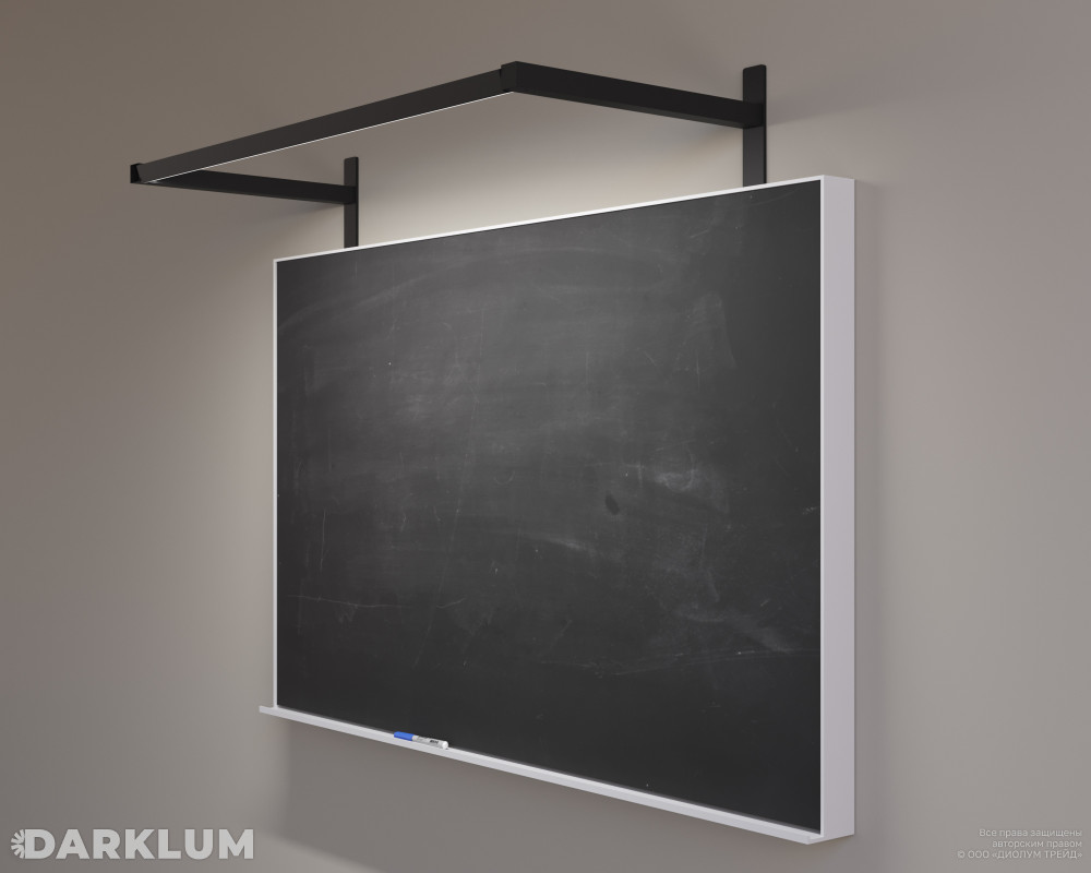 Светодиодный светильник Grade 1200 для школьной доски 35Вт 4000К IP40 черный фото 3